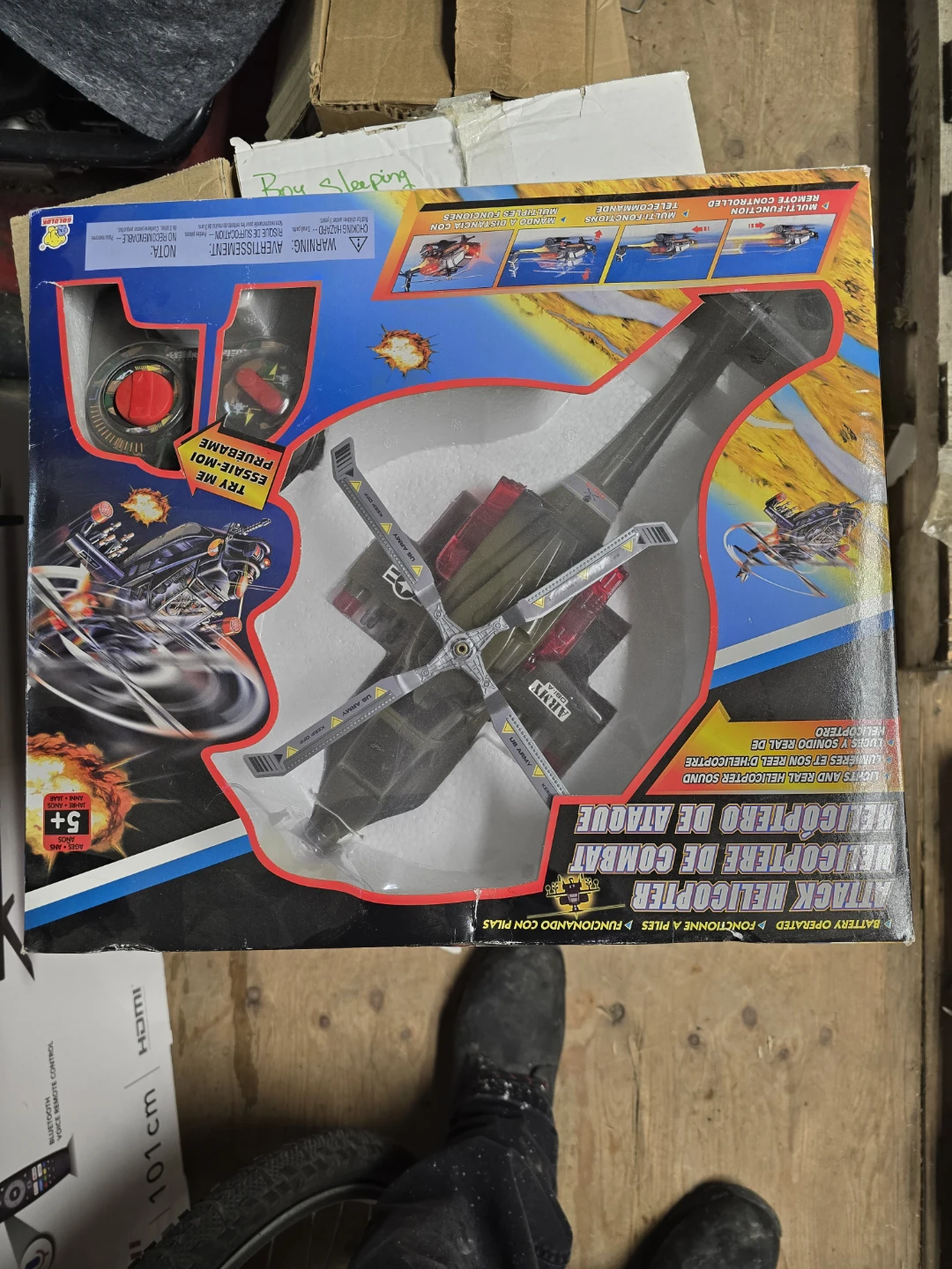 Battery Operated Attack Helicopter Toy - photo 3