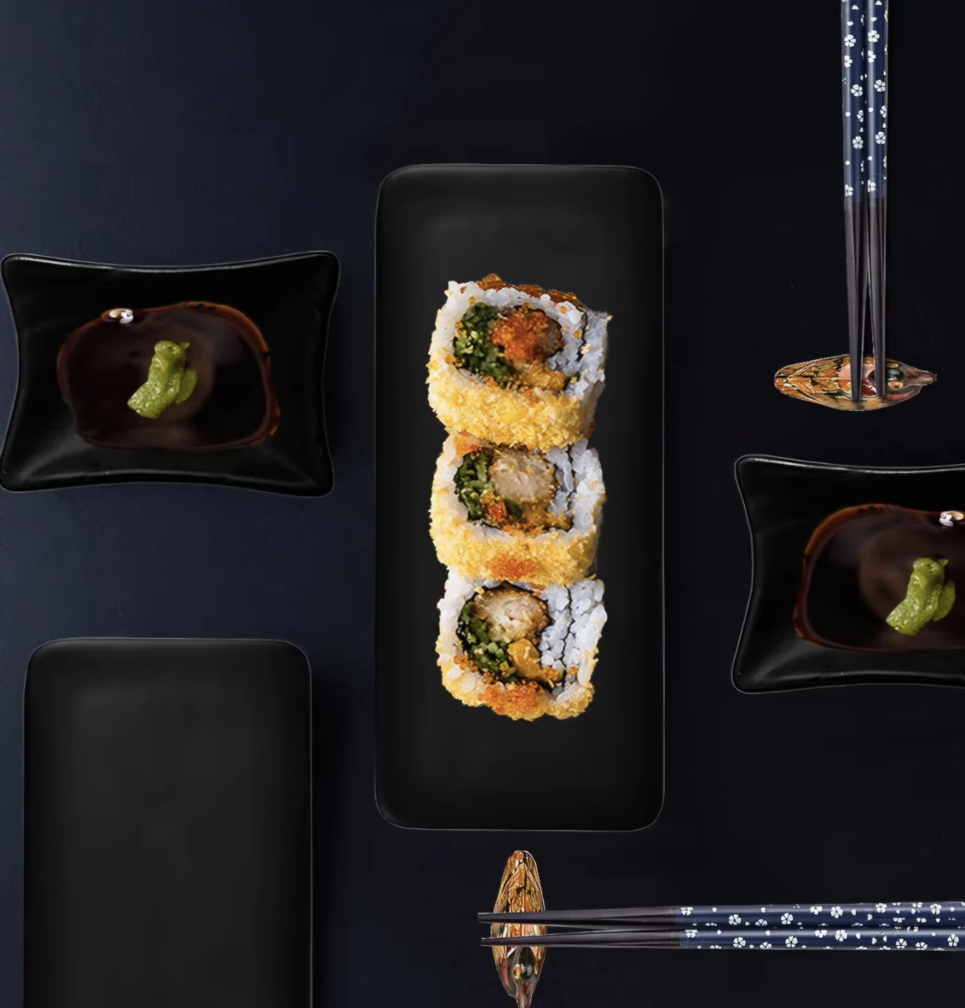 8 Piece Japanese Style Ceramic Dinnerware Set - photo 2