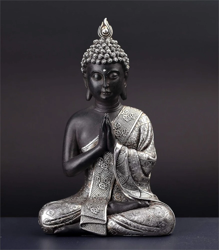 Meditating Buddha Statue Figurine - photo 4