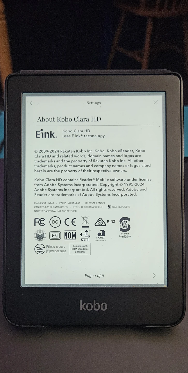 Rakuten Kobo Clara HD eReader - photo 2