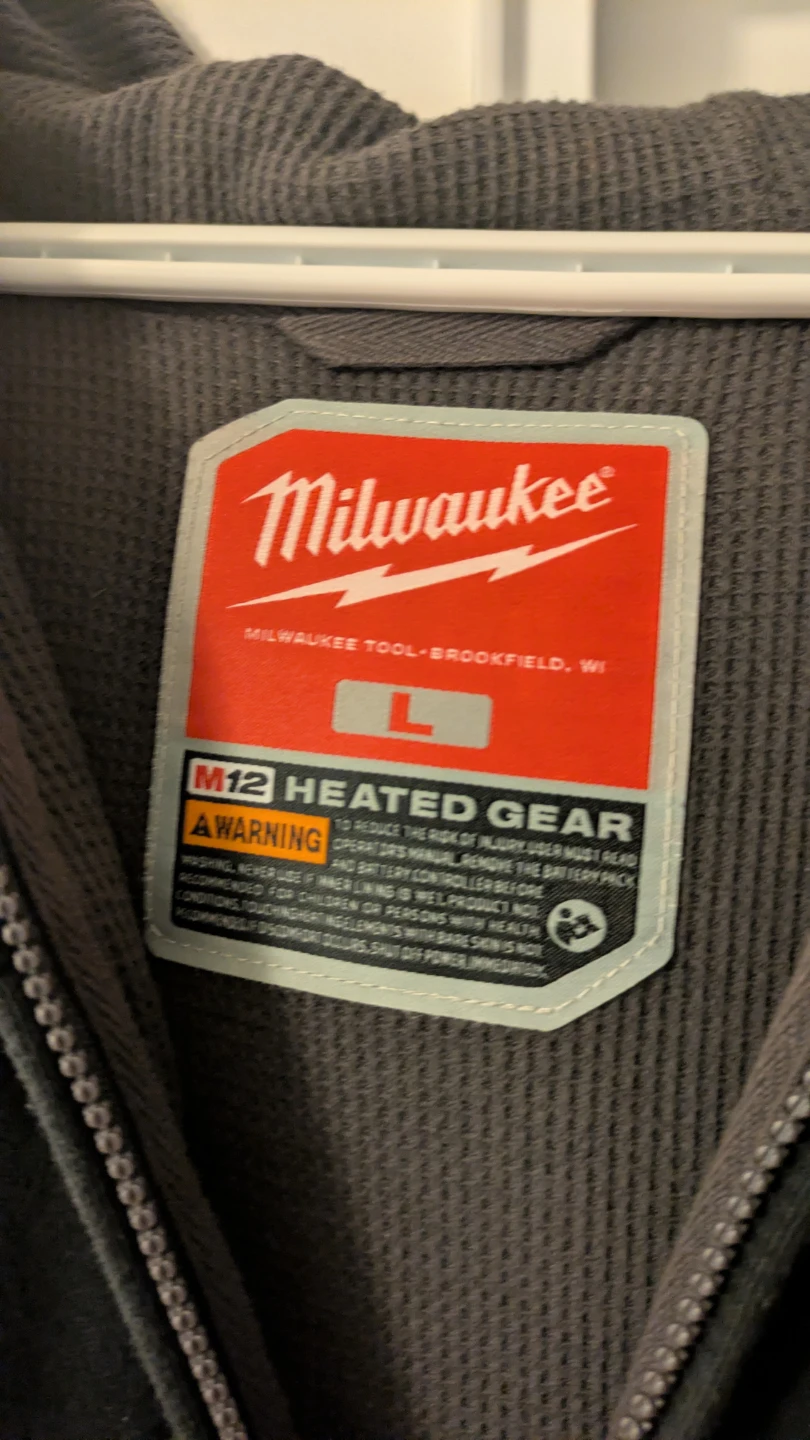 Milwaukee M12 Heated Gear Hoodie - Size Large - photo 2