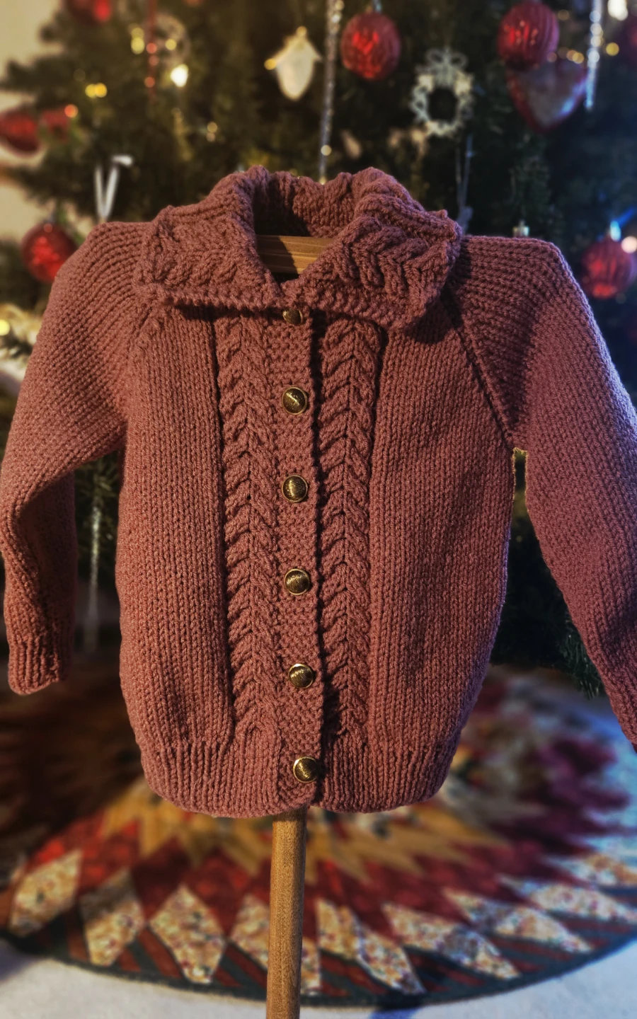 Hand-Knit Children's Cardigan - photo 2