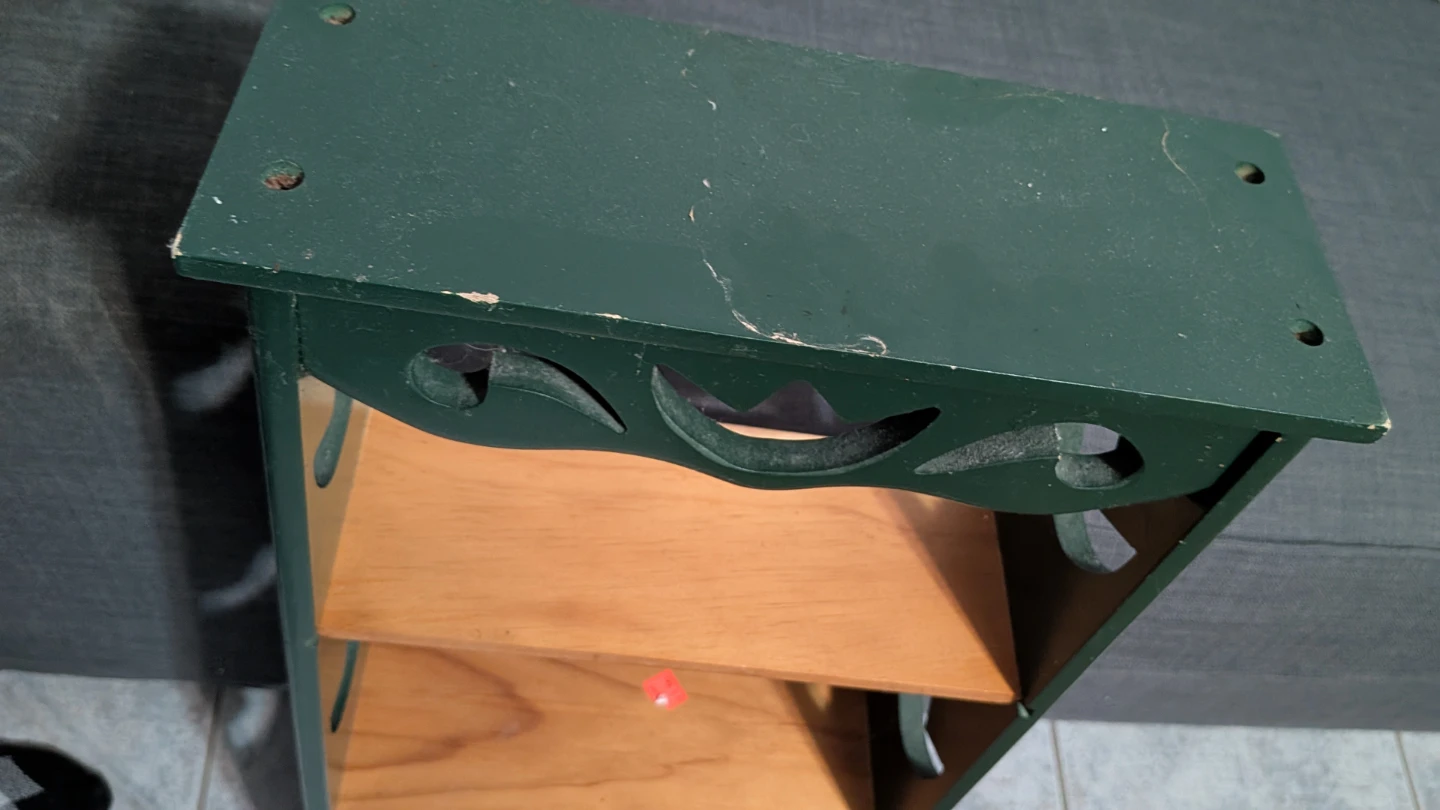 Green & Wood Shelf Unit - photo 4