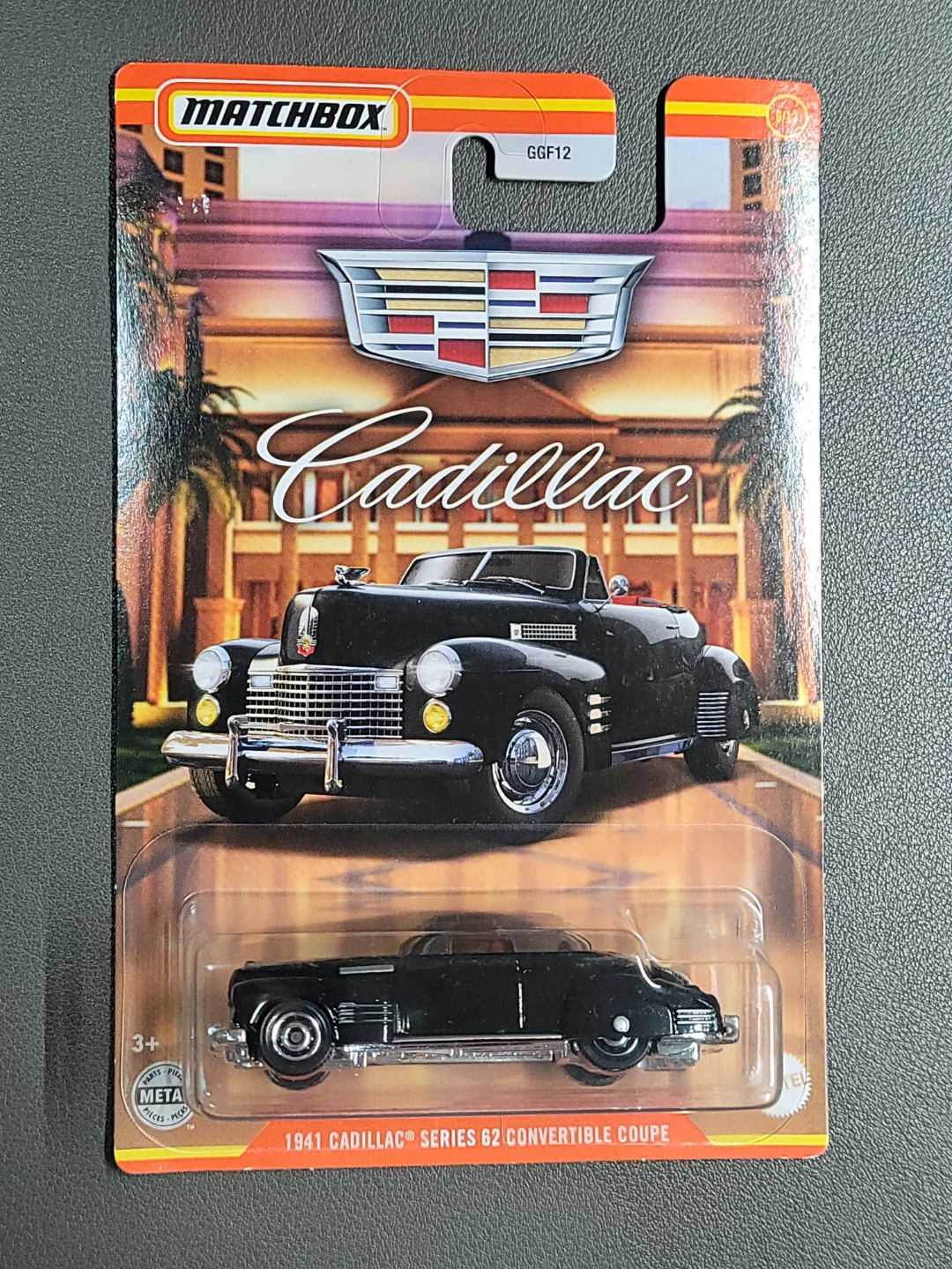 Matchbox 1941 Cadillac Series 62 Convertible Coupe Toy Car