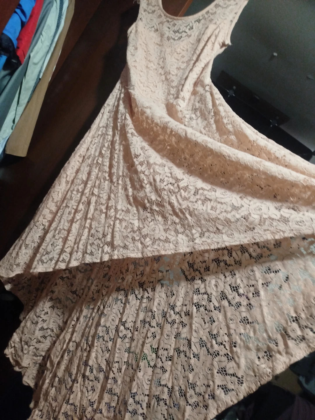 Lace Dress - Pink