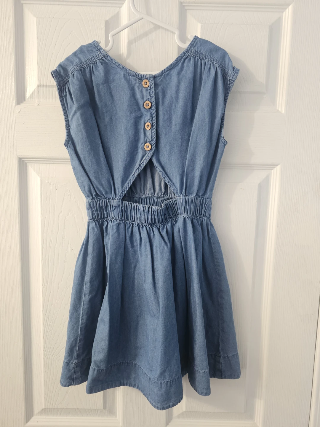 Girls' Denim Dress - photo 2