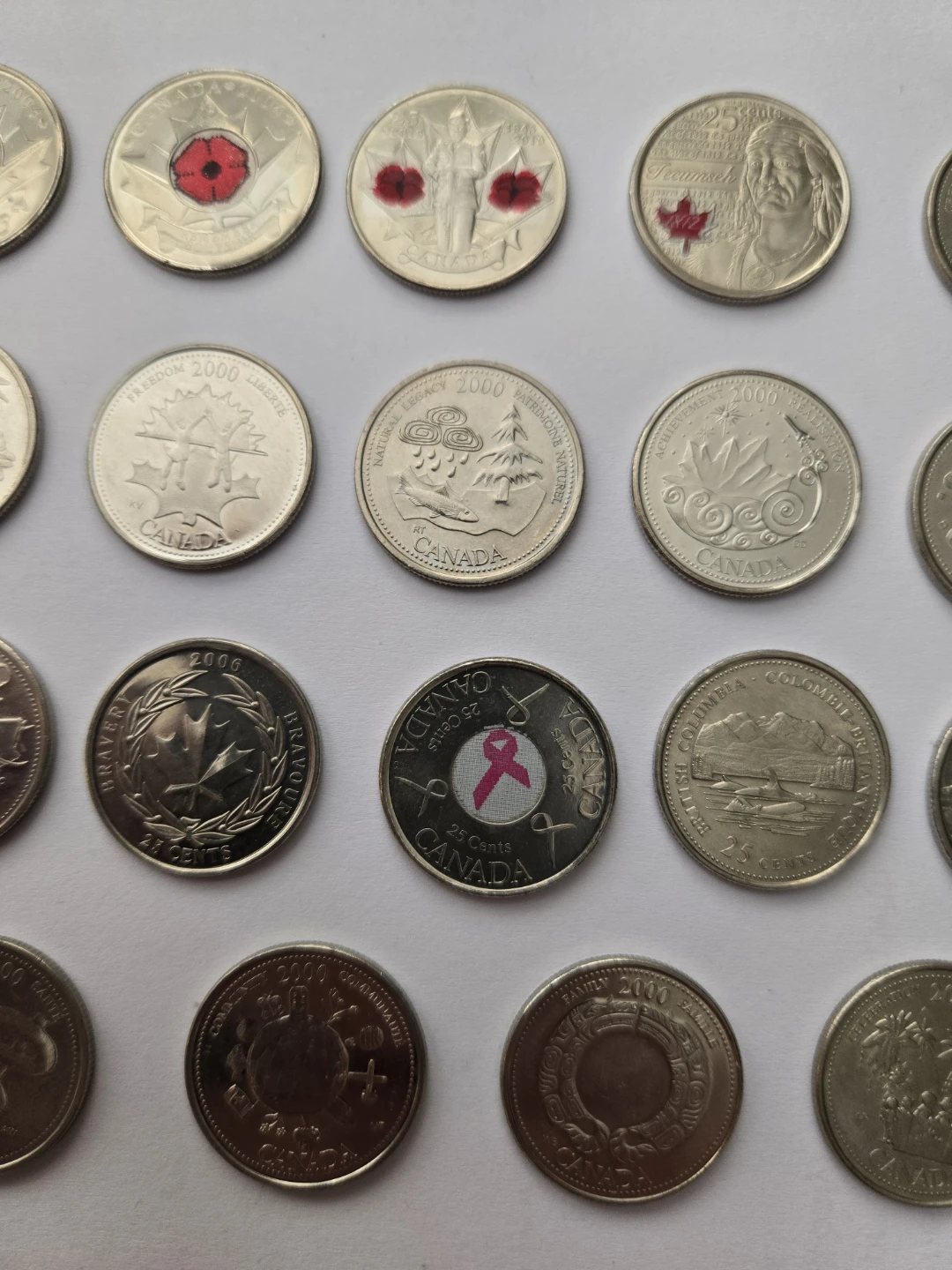 Collection of Commemorative Canadian Quarters - photo 3