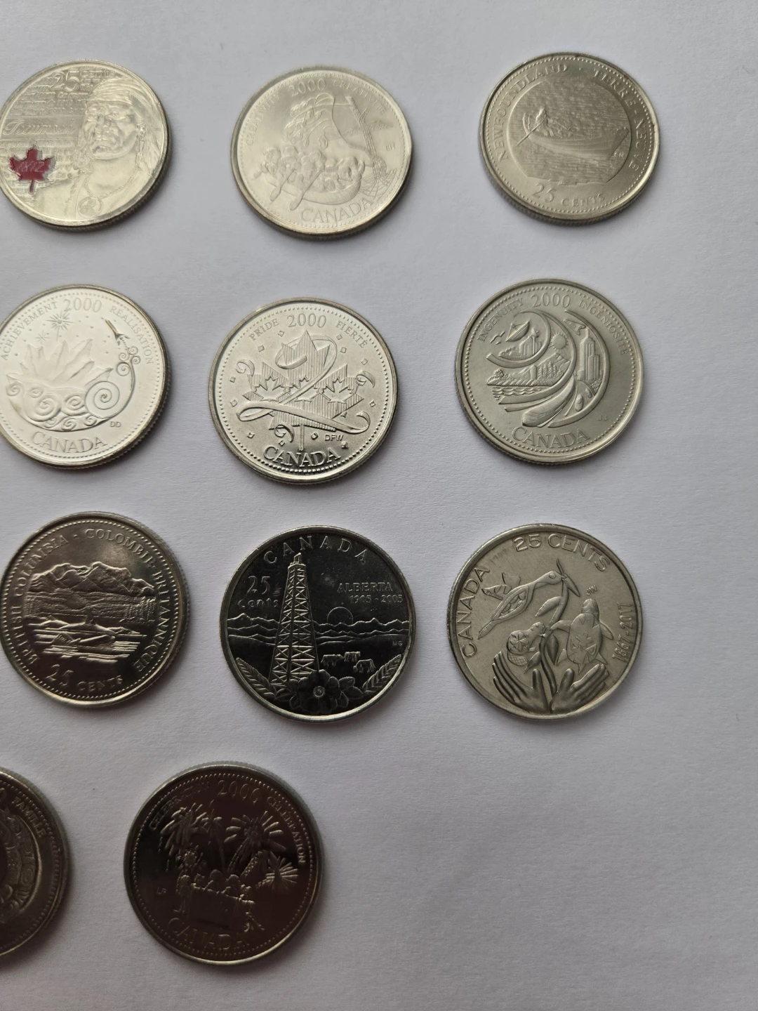 Collection of Commemorative Canadian Quarters - photo 4