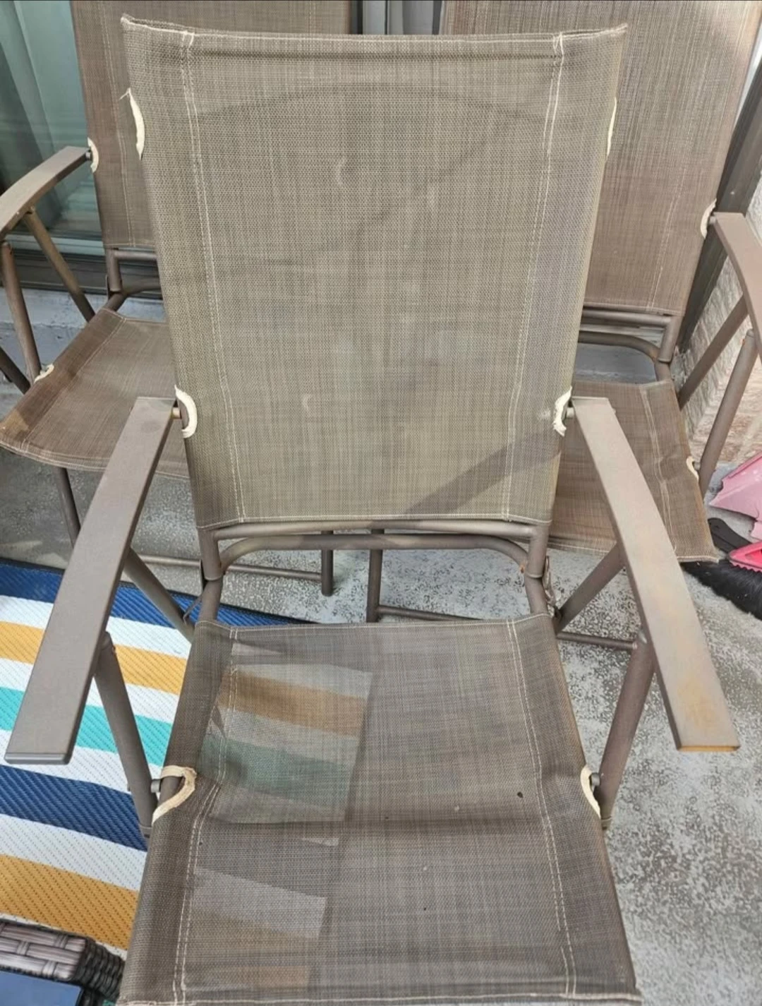 MOVING SALE!- Outdoor Patio  Set of Chairs - Brown - photo 2