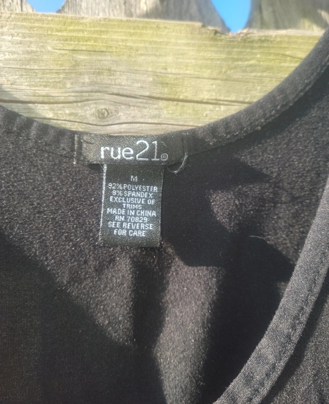 Rue21 Black Tank Top - Size M - photo 2