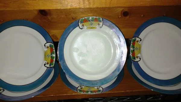 Vintage Teacup and Saucer Set with Creamer, Sugar, and Teapot - photo 4