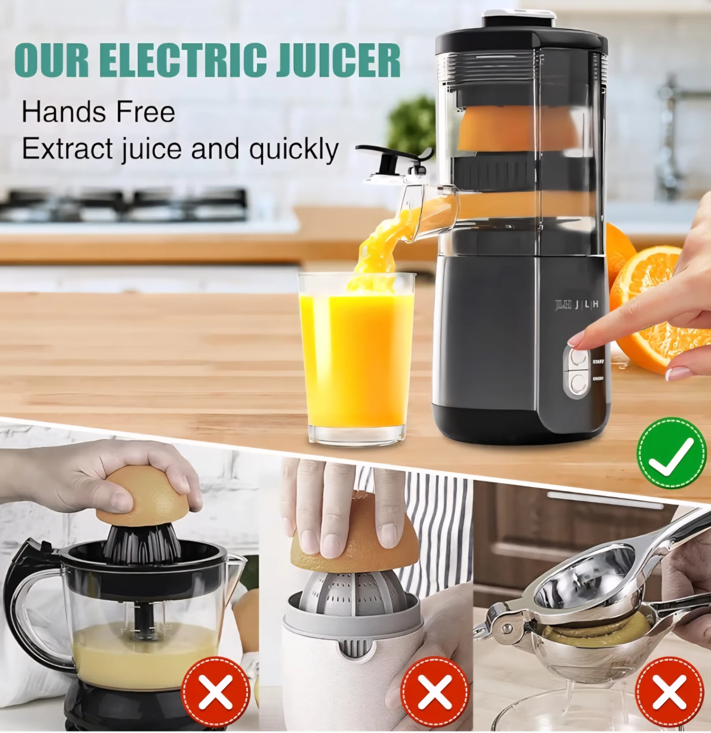 Hands-Free Citrus Juicer Machine. - photo 3