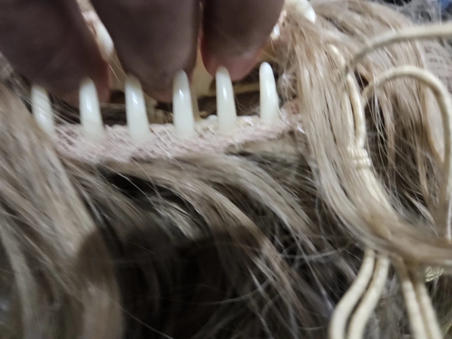 Blonde Wavy Clip-In Hair Extension Pieces - photo 4