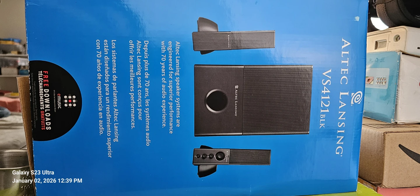 Altec Lansing VS4121BLK Speaker System (USED)