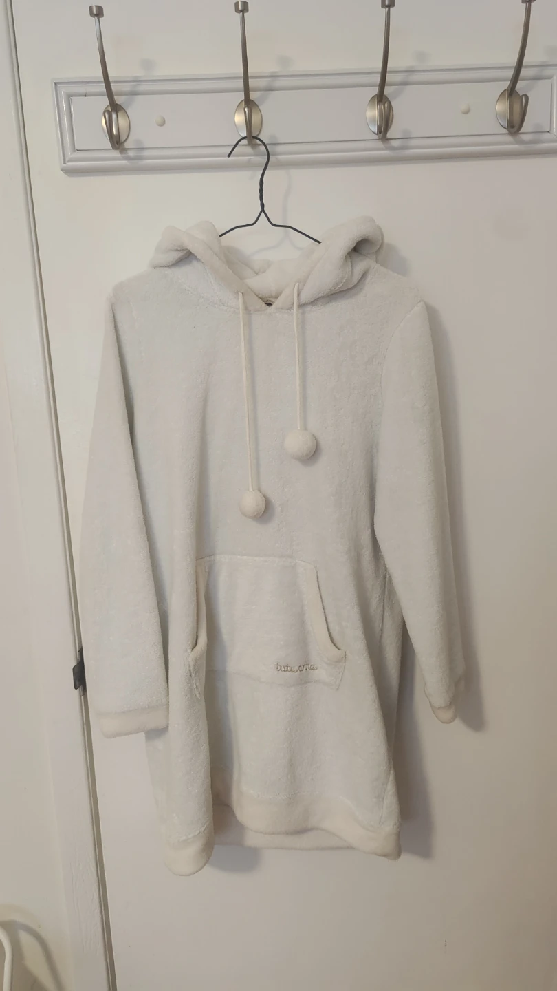 Cozy White Bear Hoodie