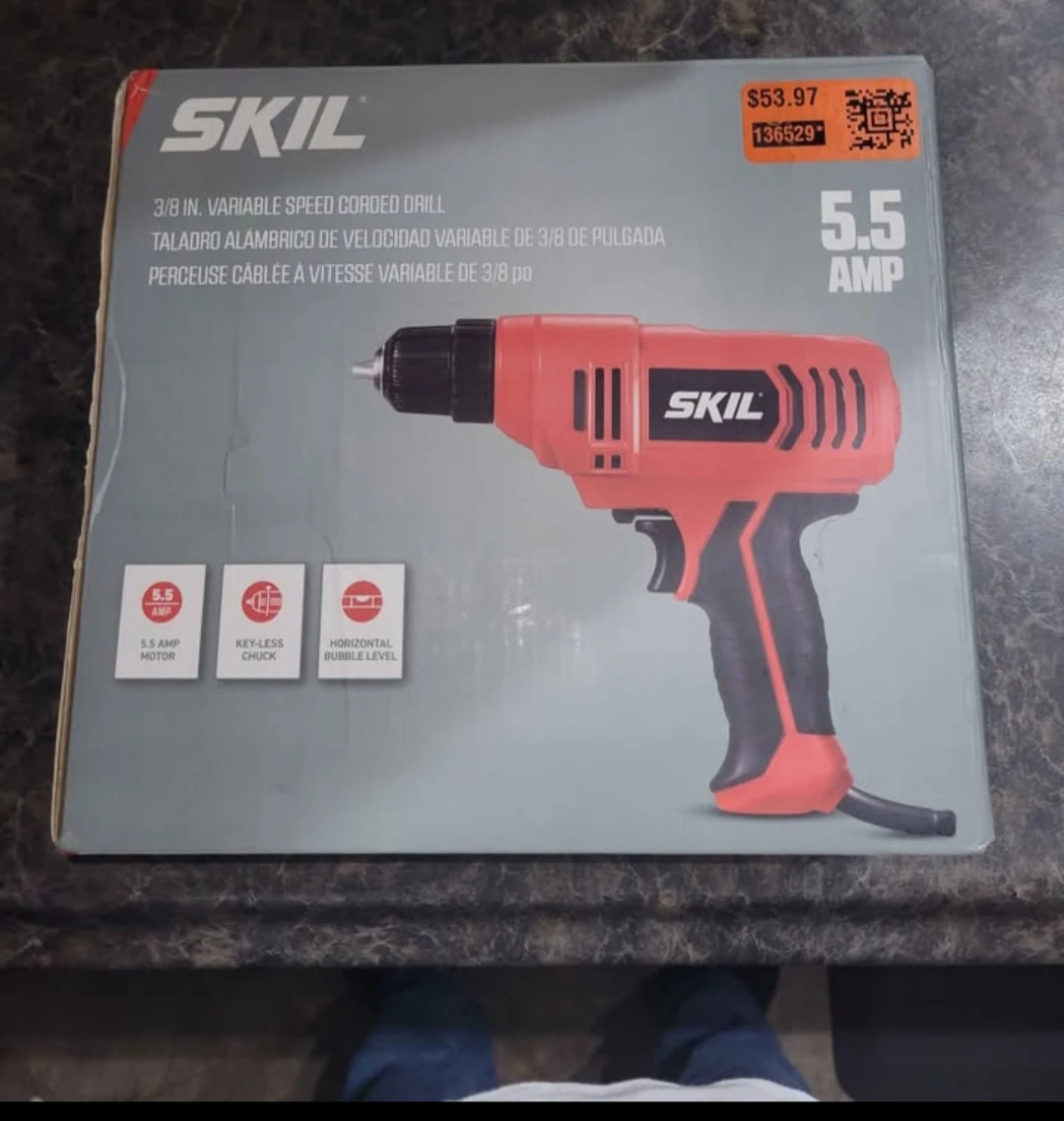 SKIL 3/8 in. Variable Speed Corded Drill