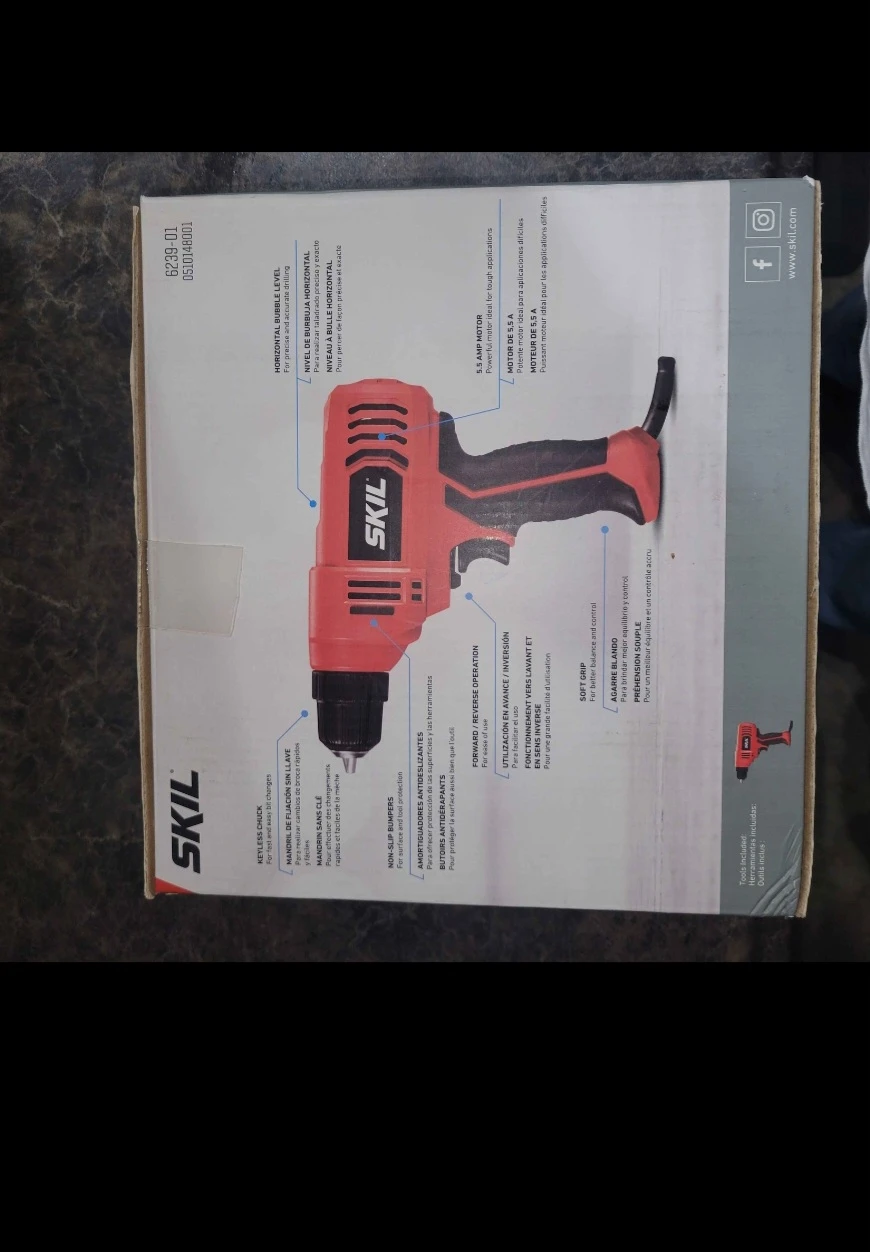 SKIL 3/8 in. Variable Speed Corded Drill - photo 2