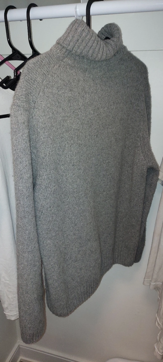Zara Grey Wool Turtleneck Sweater - photo 2