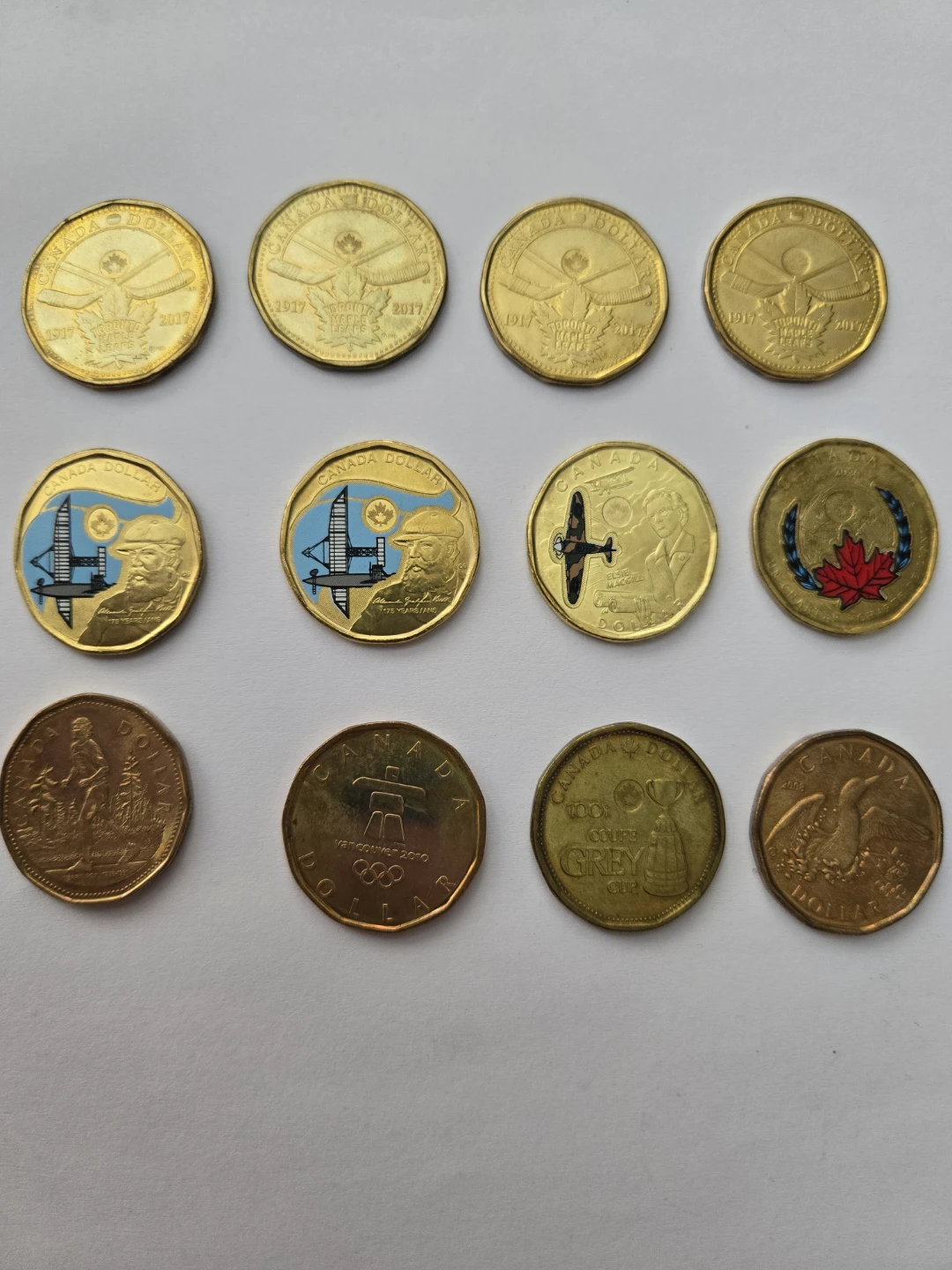 Collection of Commemorative Canadian Loonies