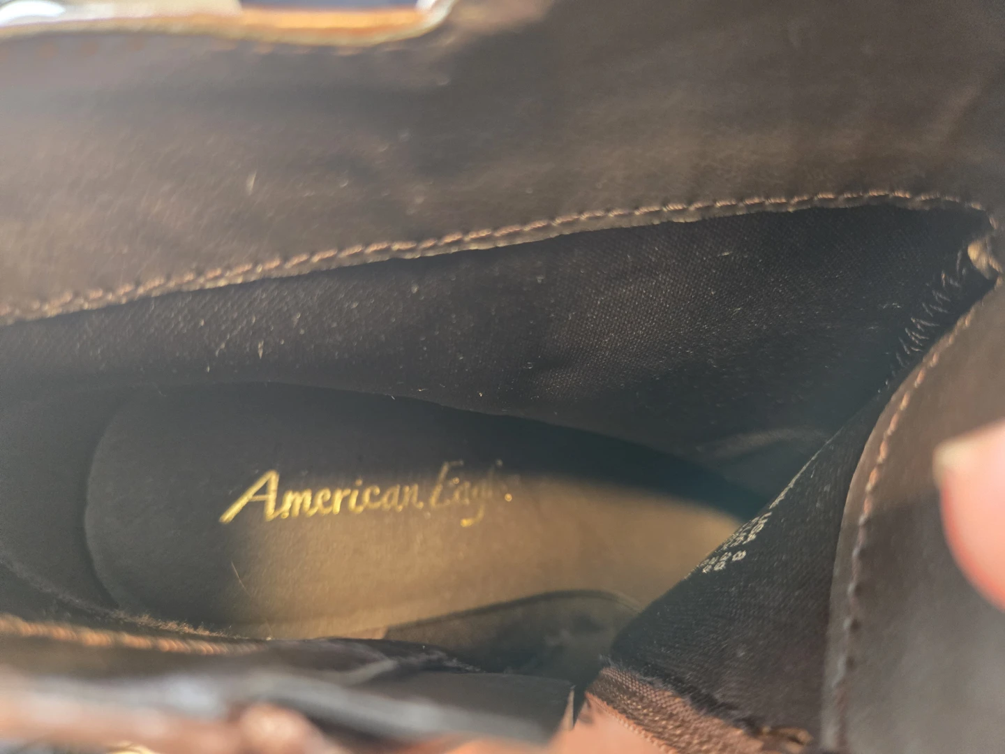 American Eagle Brown Braided Ankle Boots - photo 4