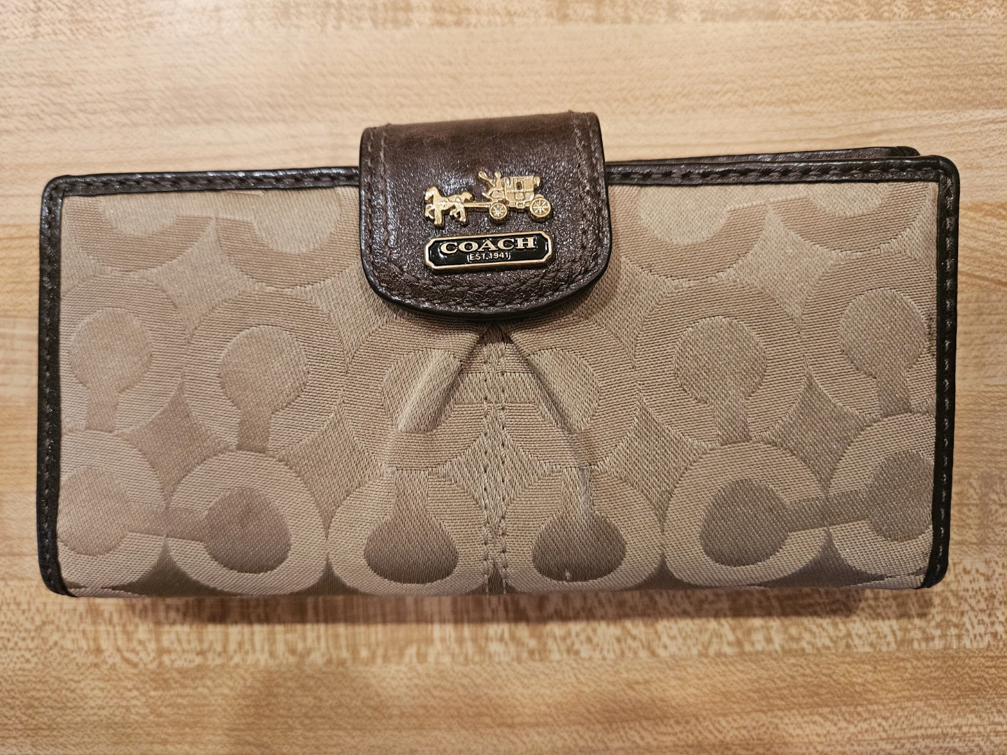 Coach Signature C Monogram Wallet