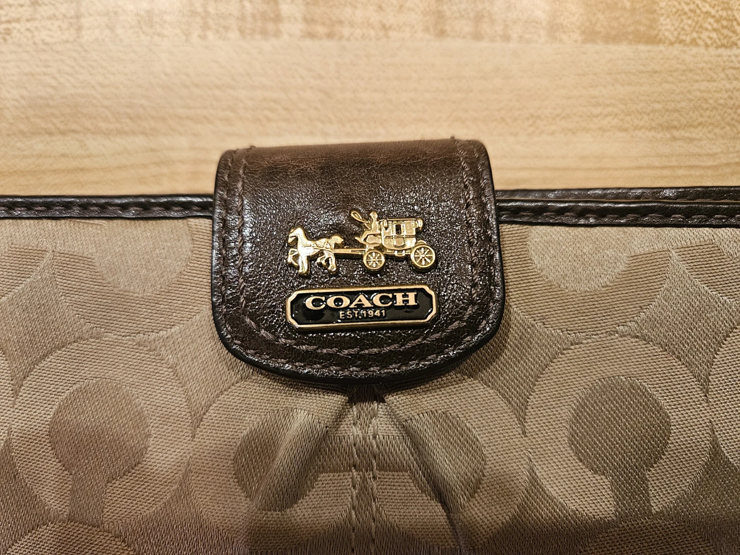 Coach Signature C Monogram Wallet - photo 3