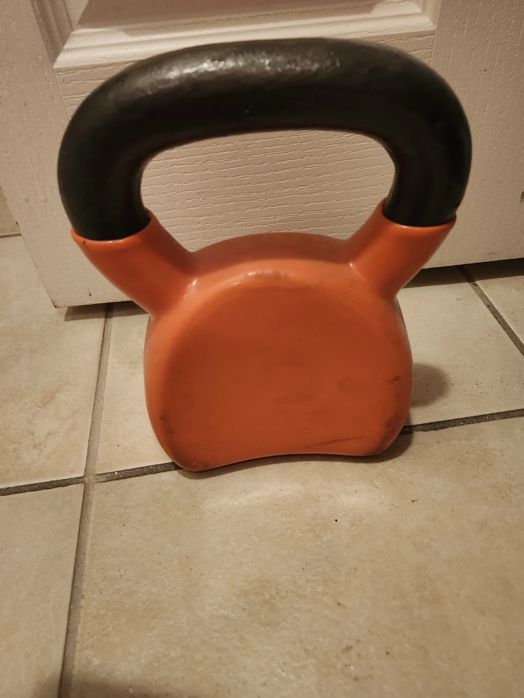 Orange 12 KG Kettlebell - photo 2