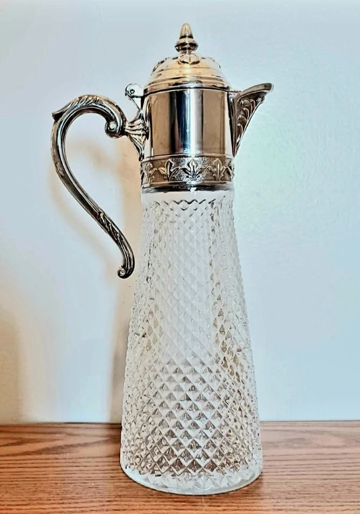 Unique Italian Silver Plated Decanter