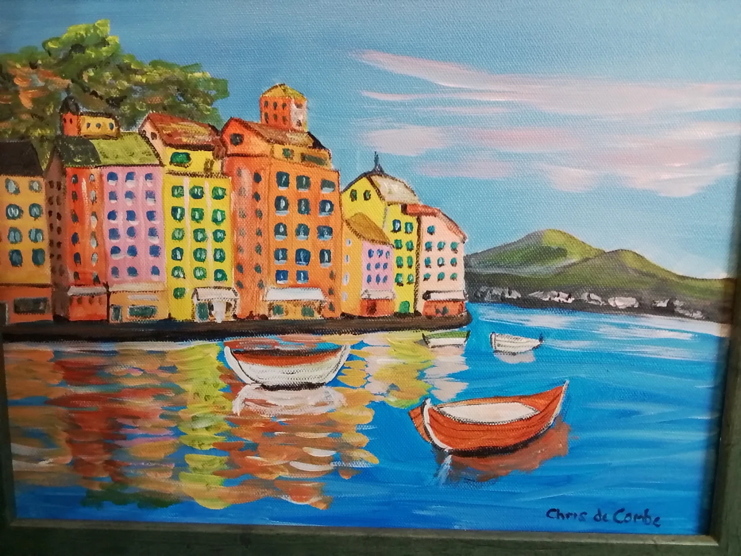 Framed Painting by Chris de Combe - photo 2
