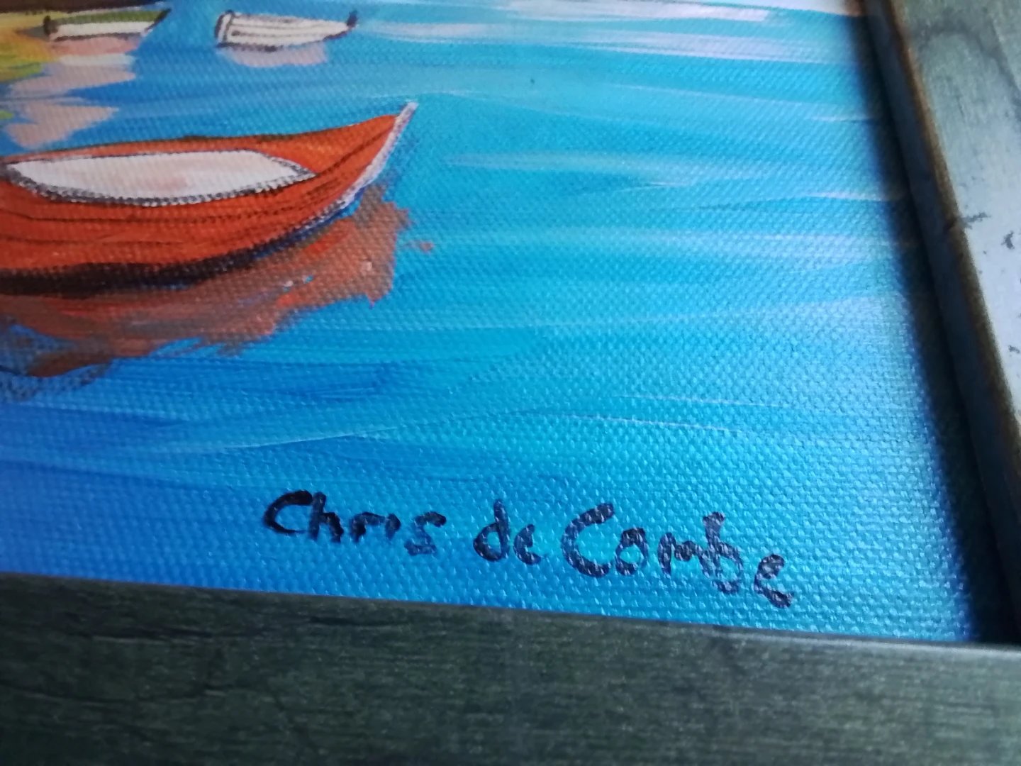 Framed Painting by Chris de Combe - photo 3