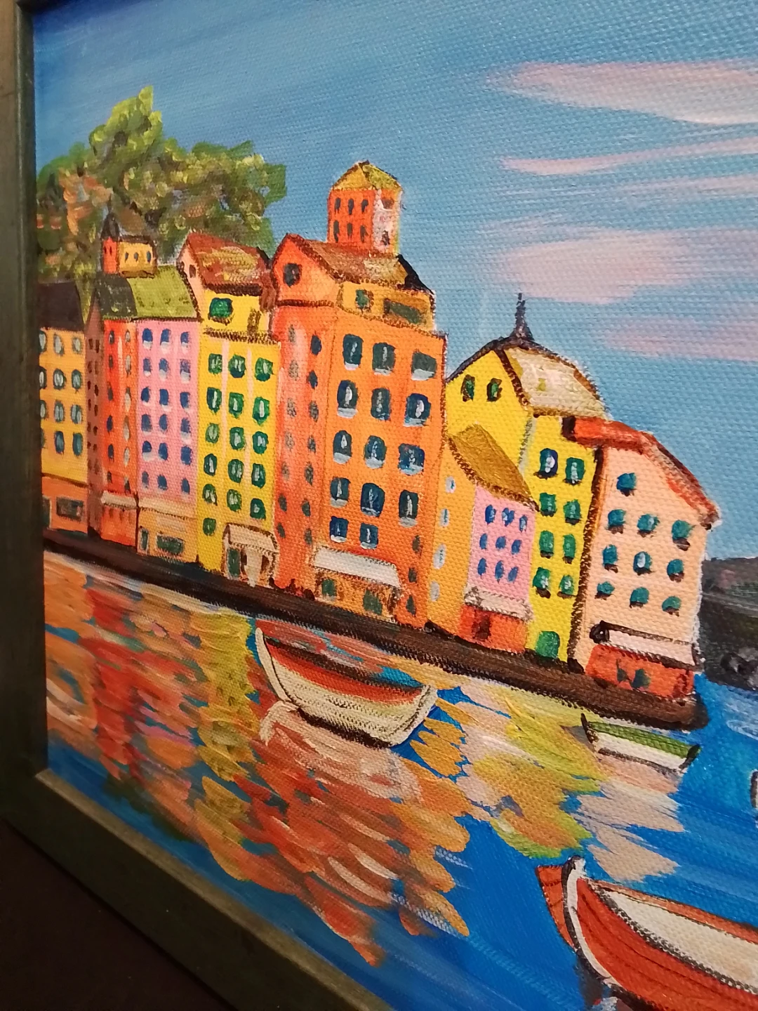 Framed Painting by Chris de Combe - photo 4