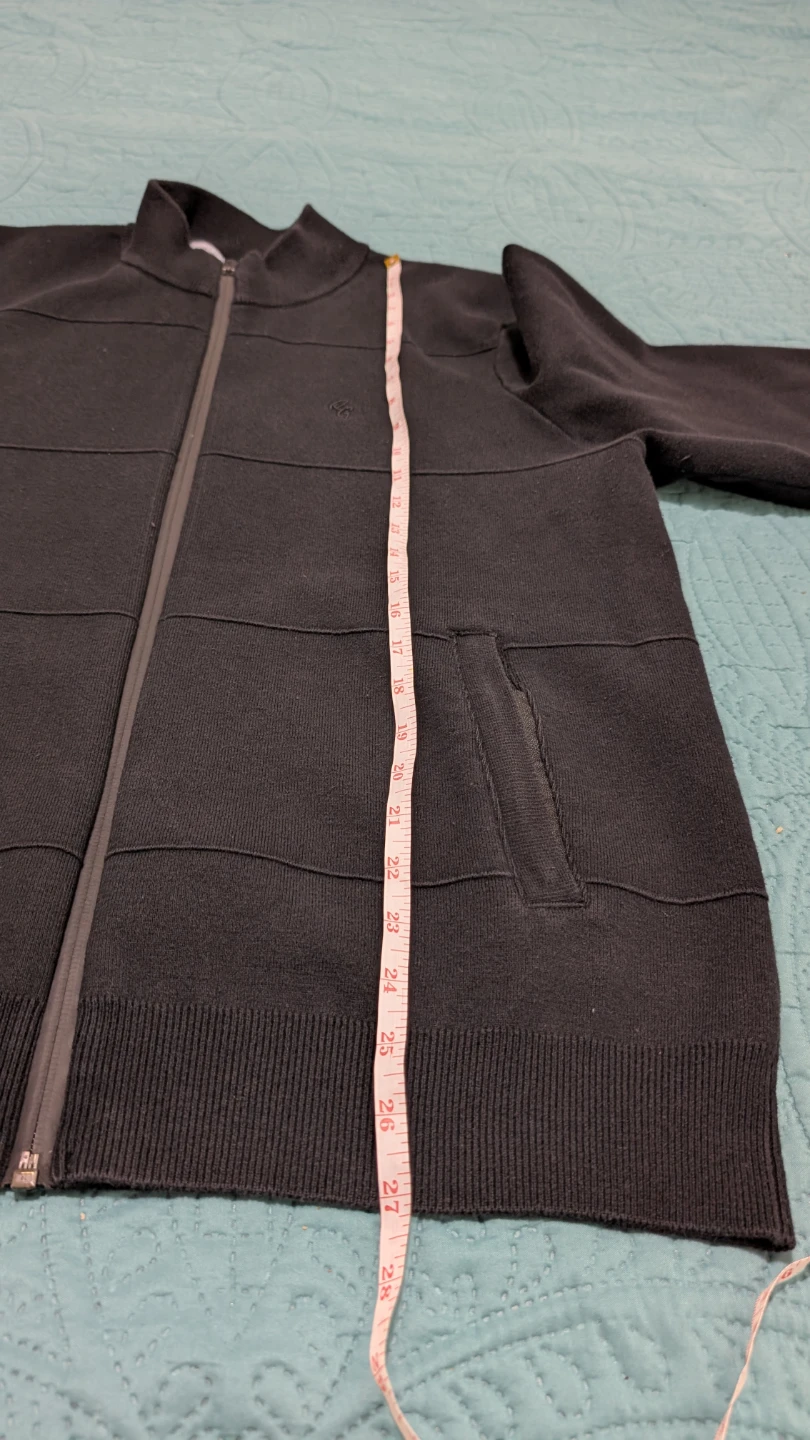 Roots Zip-Up Cardigan - Black and Large - photo 3