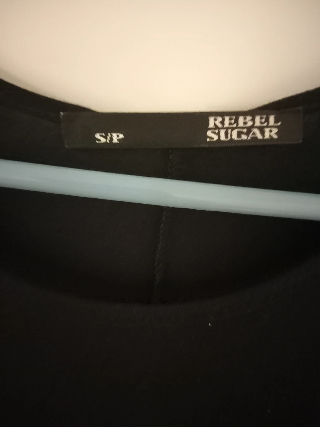 Rebel Sugar Black T-Shirt Dress with Pockets - photo 2