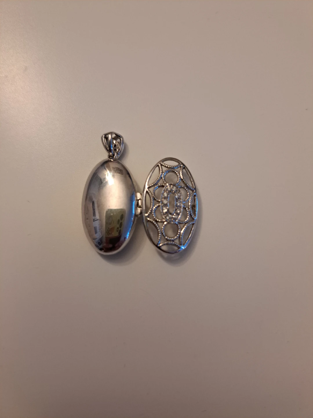 925 Silver Pillbox Pendant - photo 4