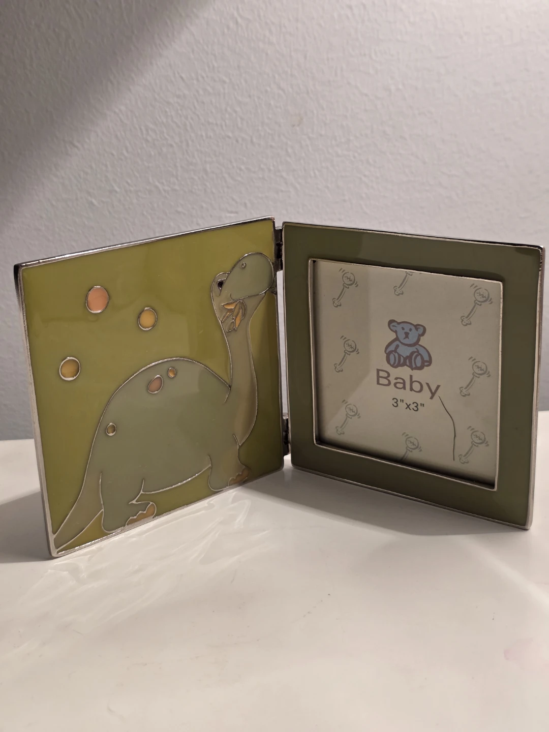 Dinosaur Baby Picture Frame - 3"x3"