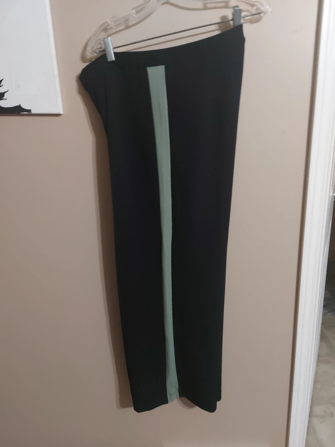 Black Pants with Mint Green Stripe - photo 2