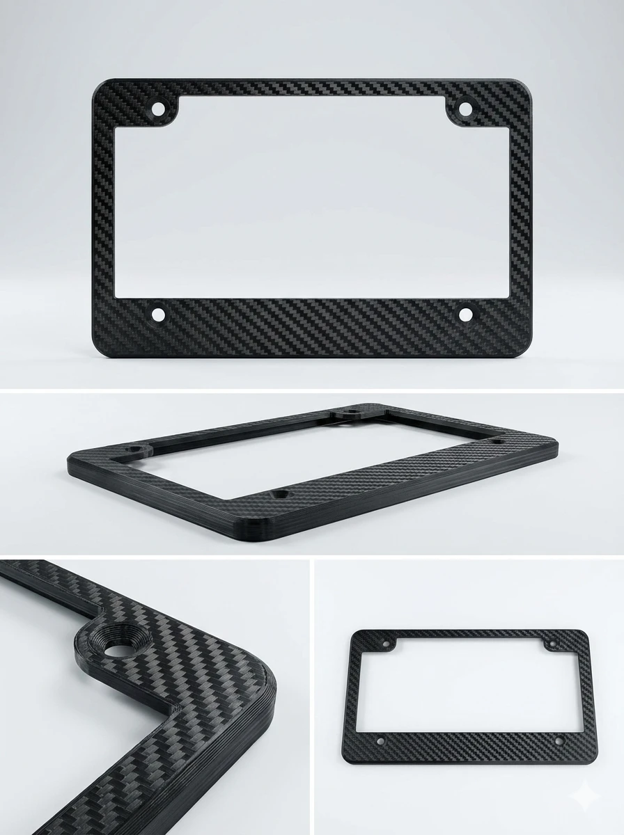 Motorcycle License Plate Frame - photo 2