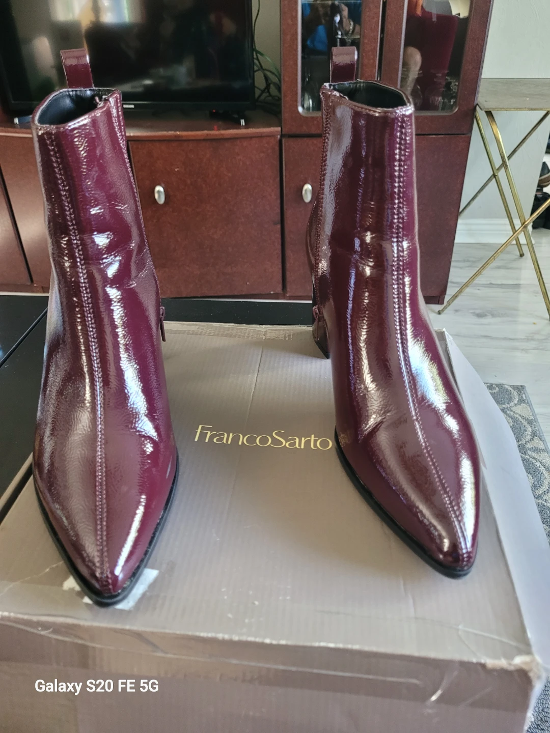 Patent Leather Ankle Booties - photo 4