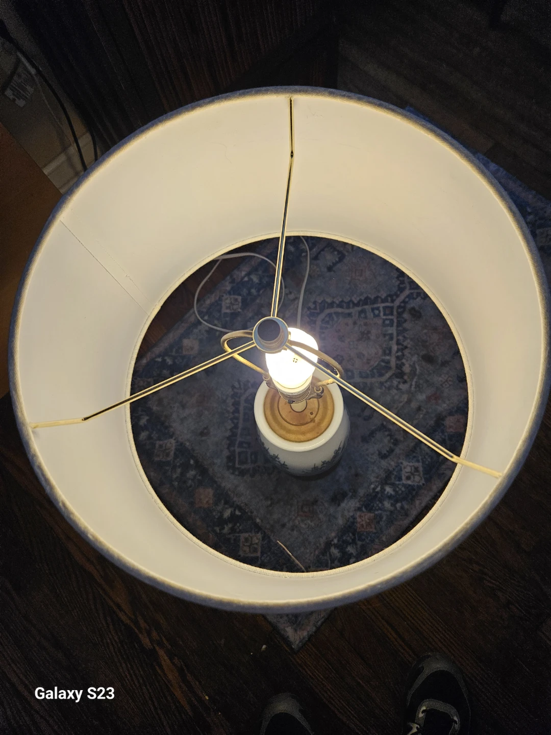 Vintage Floral Table Lamp - photo 3