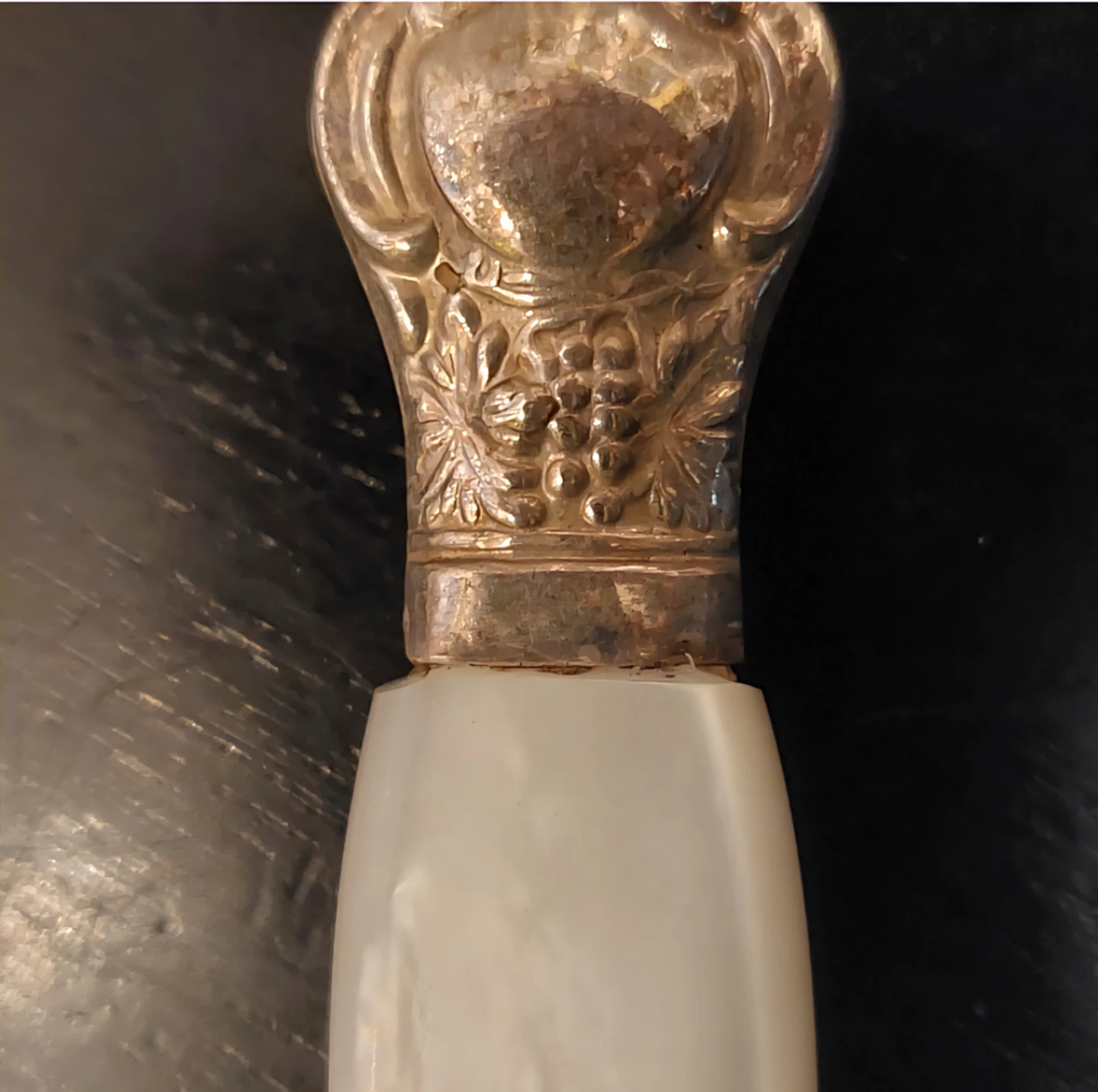 Birks Sterling Silver  Mother of Pearl Cake Knife - photo 2