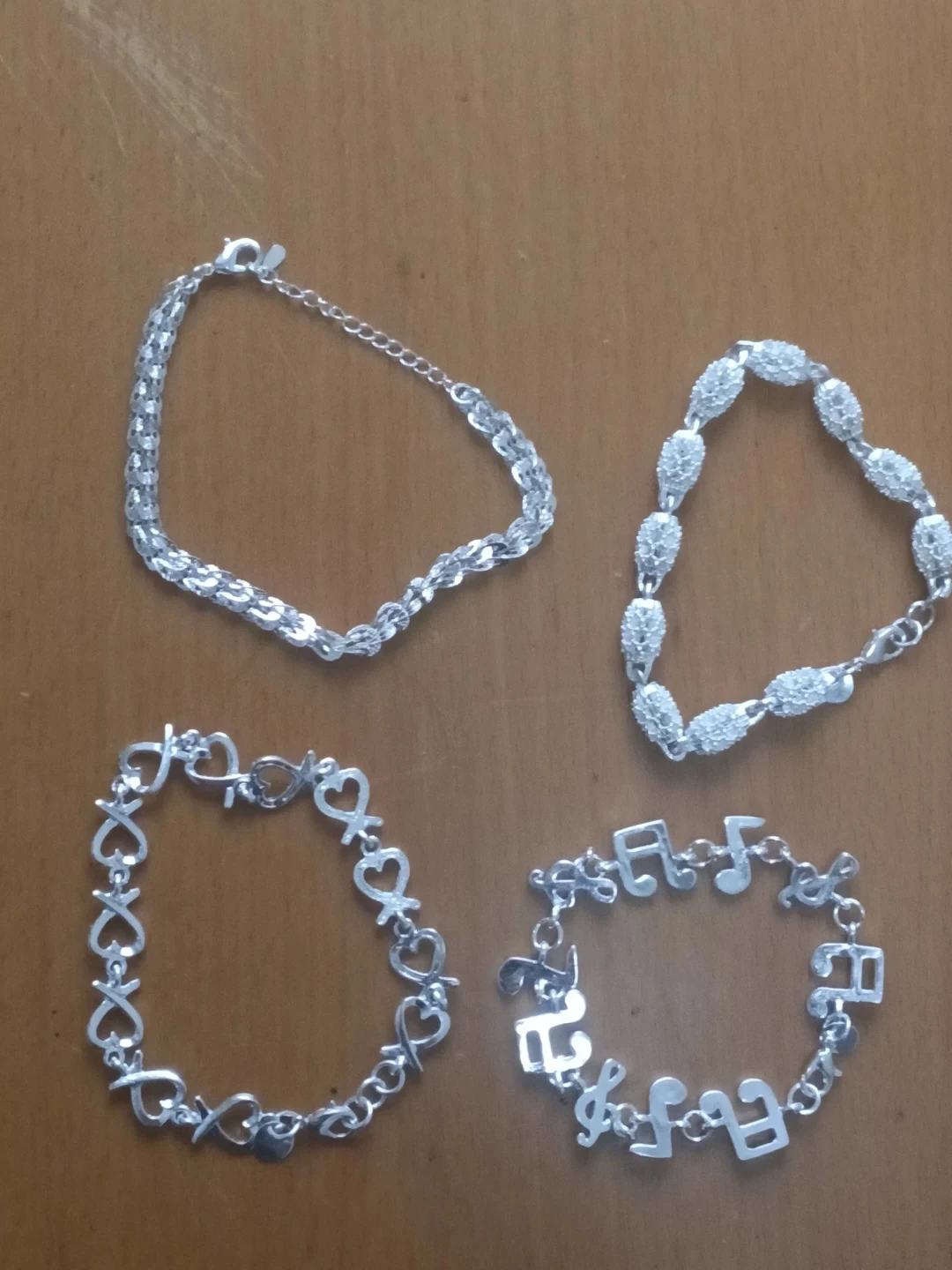 Silver bracelets