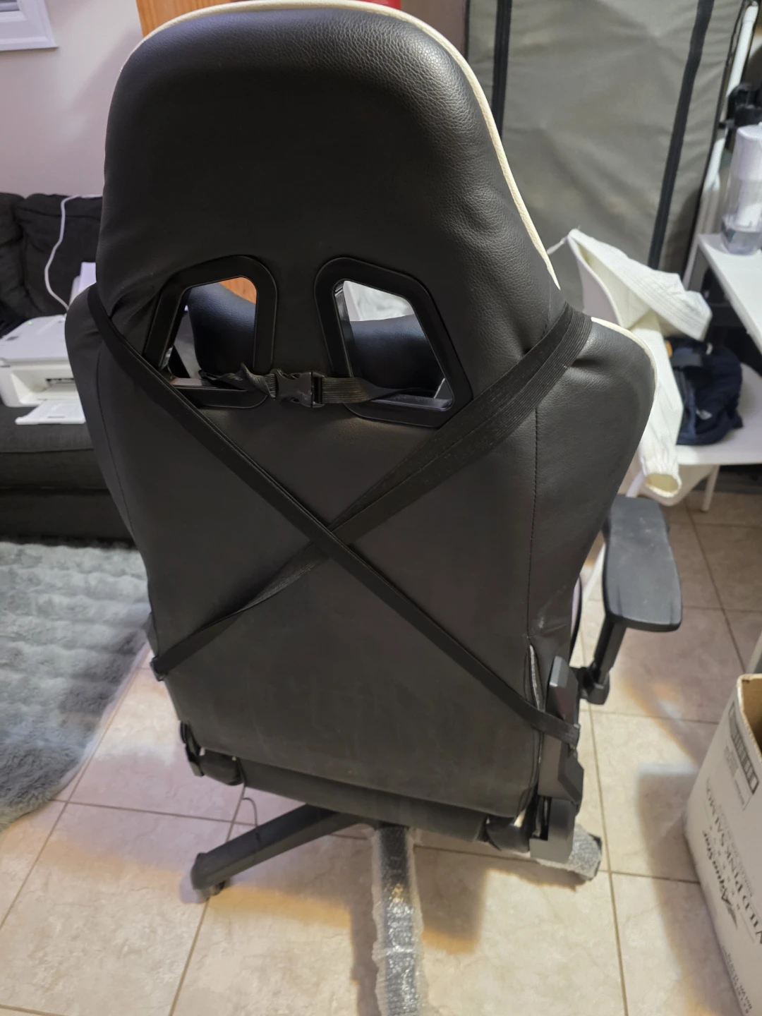 Dowinx Gaming Chair - Black & White - photo 2