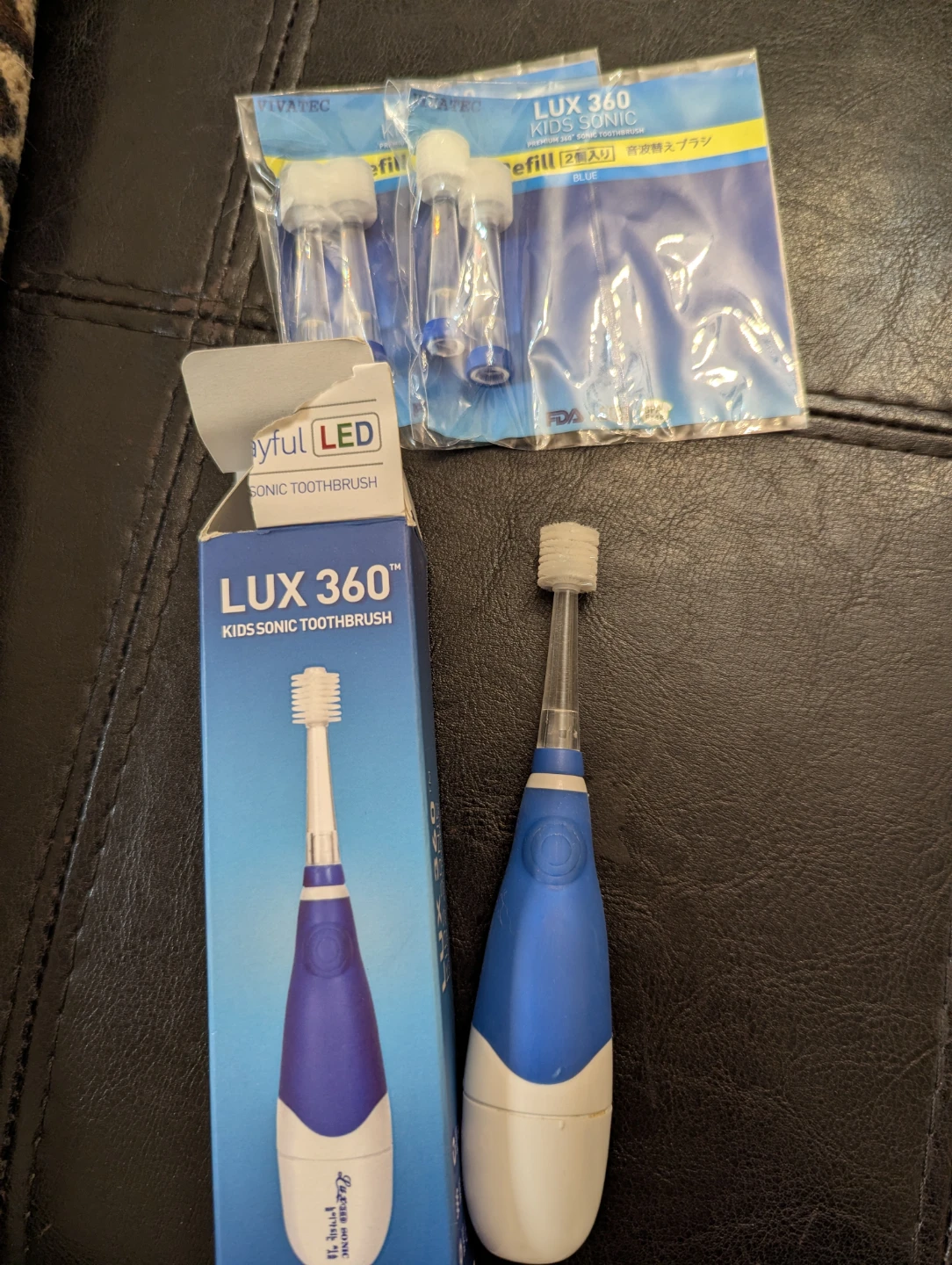 Lux 360 Kids Sonic Toothbrush with Extra Refills
