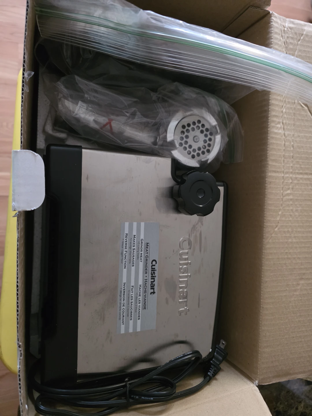 Cuisinart CMG-105C Meat Grinder - Like New! - photo 2