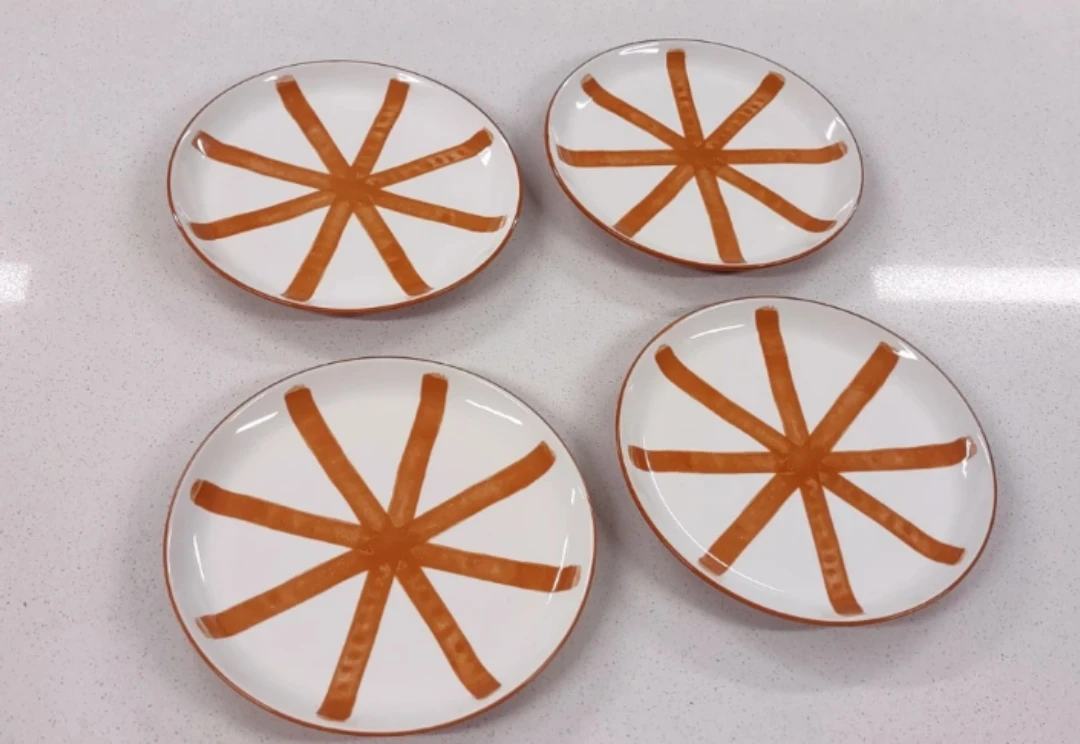 Wild Sage -  Set of 4 Decorative Plates.