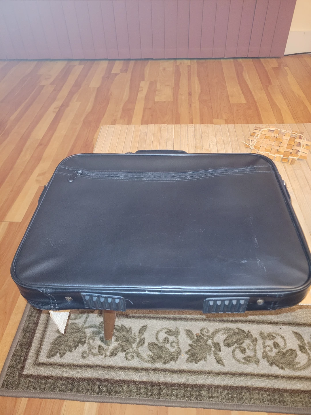 Black Leather Laptop Bag - photo 4