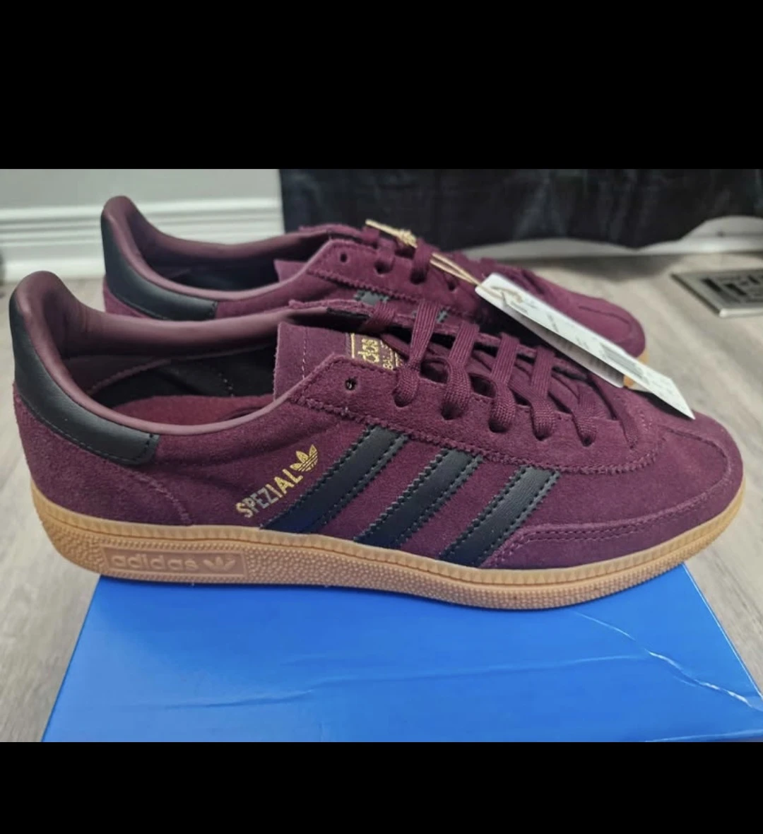 Adidas Handball Spezial J Maroon Sneakers US 6