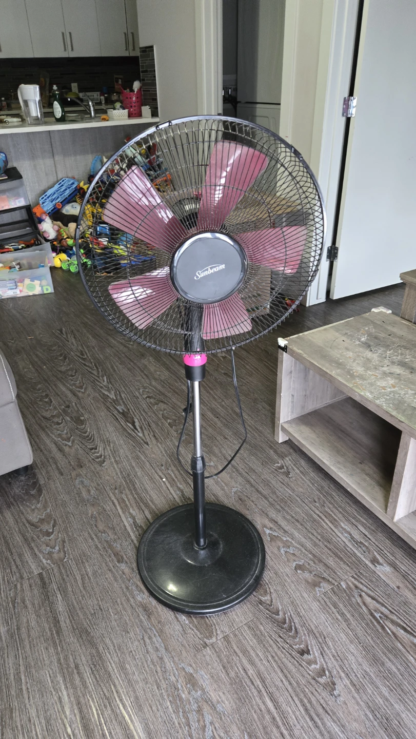 Sunbeam Stand Fan - Pink Accent - photo 3