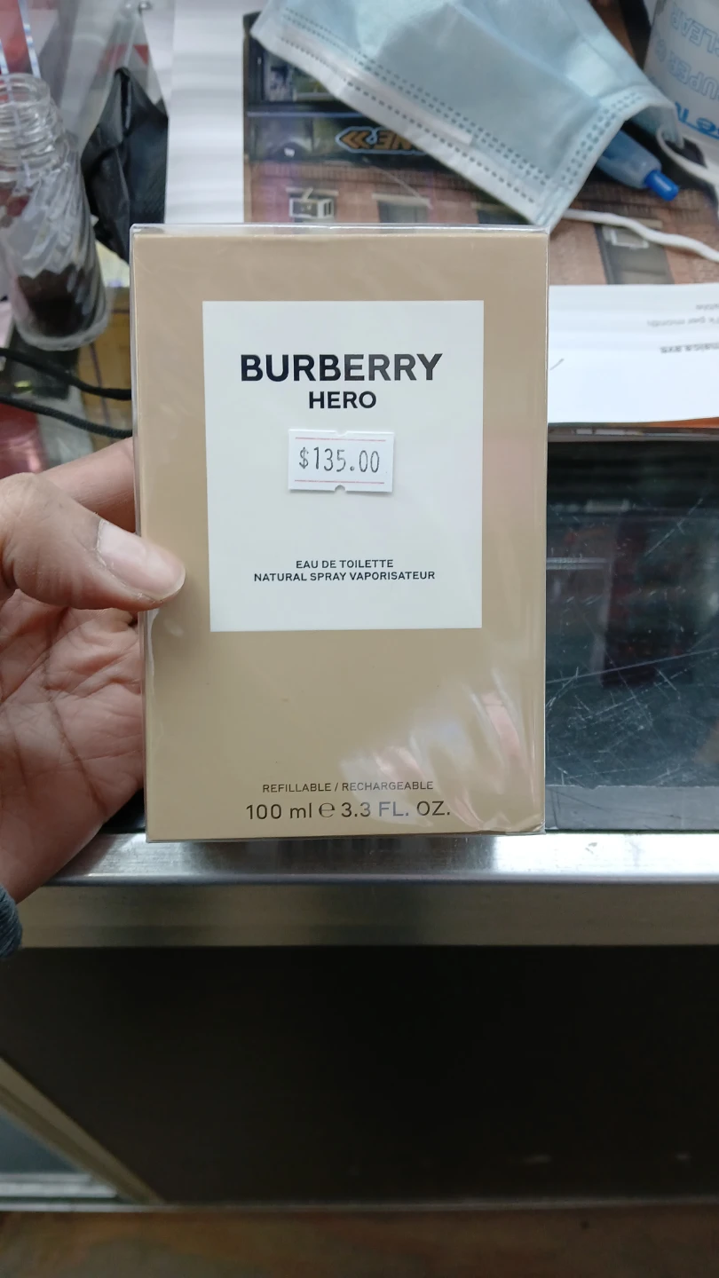 Burberry Hero Eau de Toilette for Men, 3.3 Fl Oz