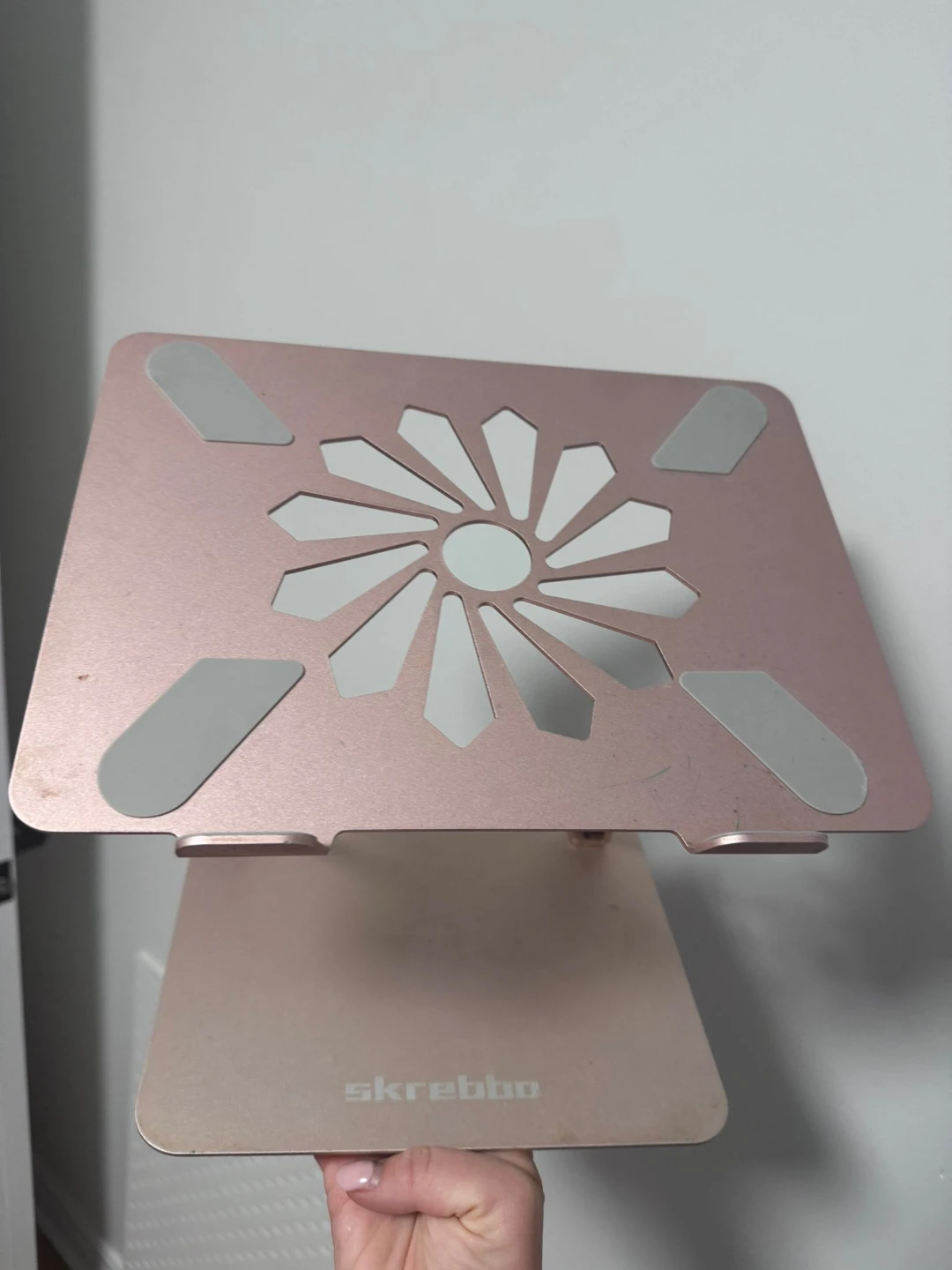 Rose Gold Laptop Stand - photo 2